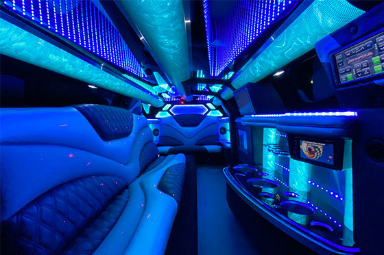 dazzling limo lights