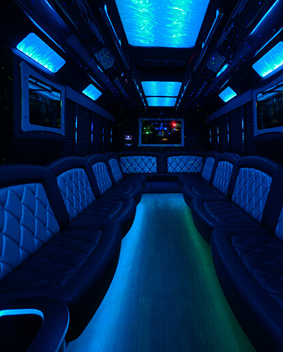 party bus tacoma interior