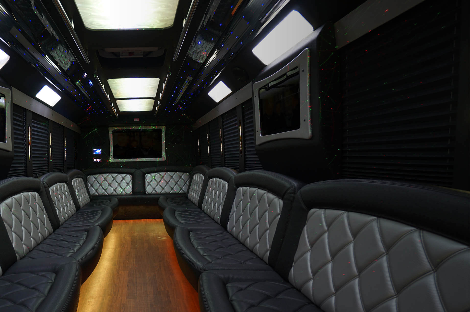 party bus interior